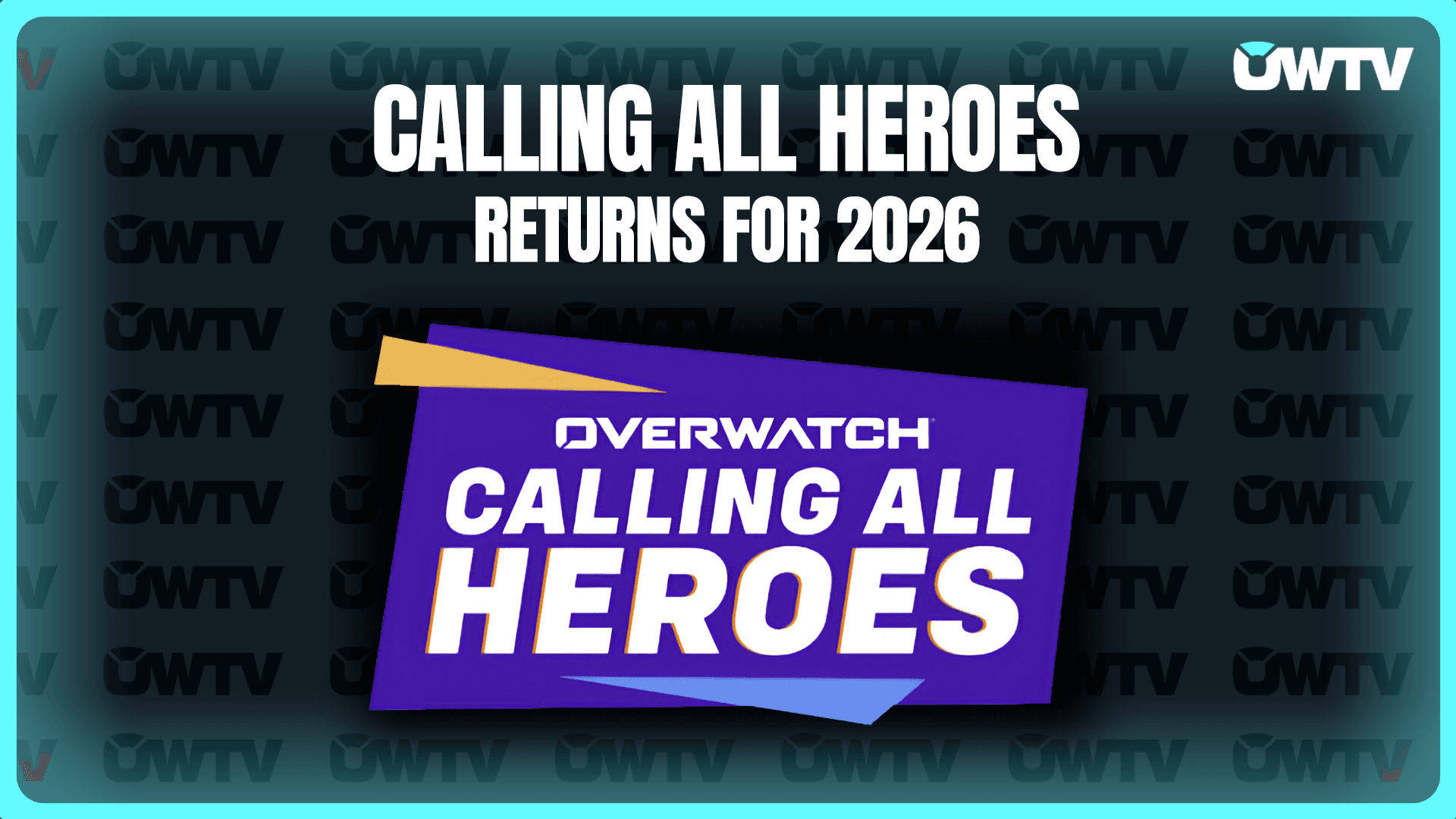 📝 Calling All Heroes is back for 2026