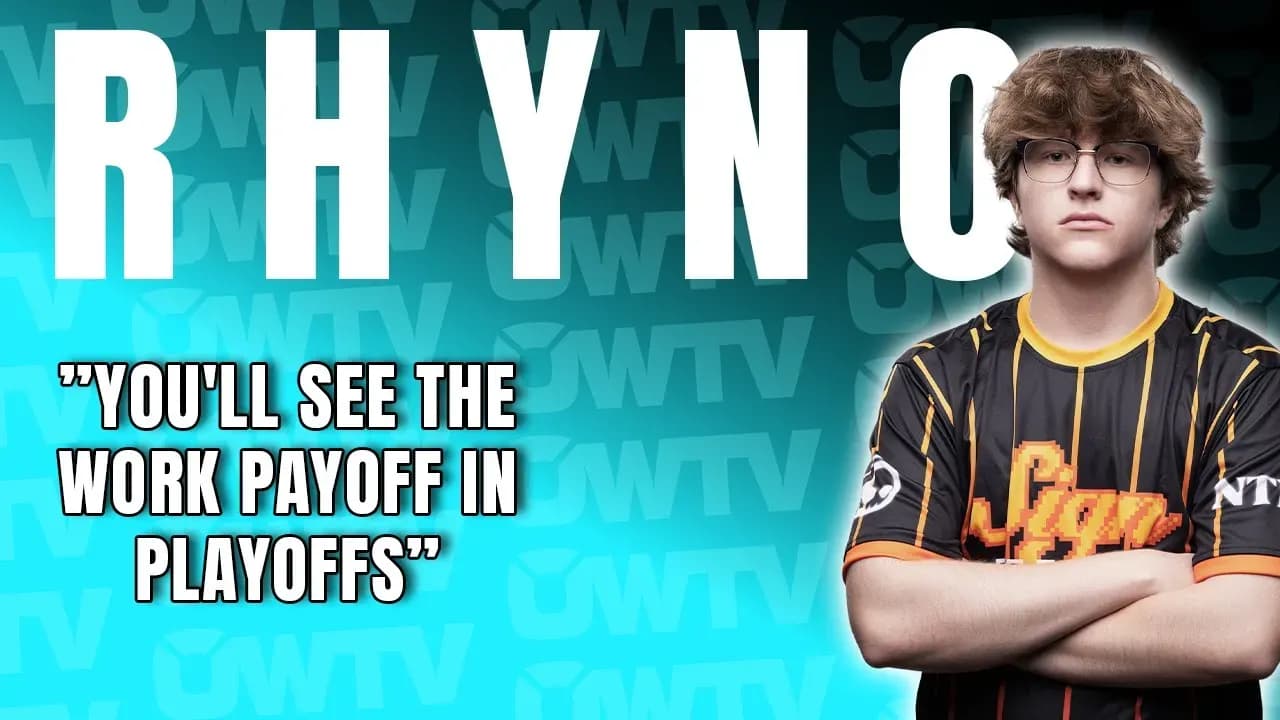 Interview: Rhyno "You'll see the work payoff in playoffs" | NTMR