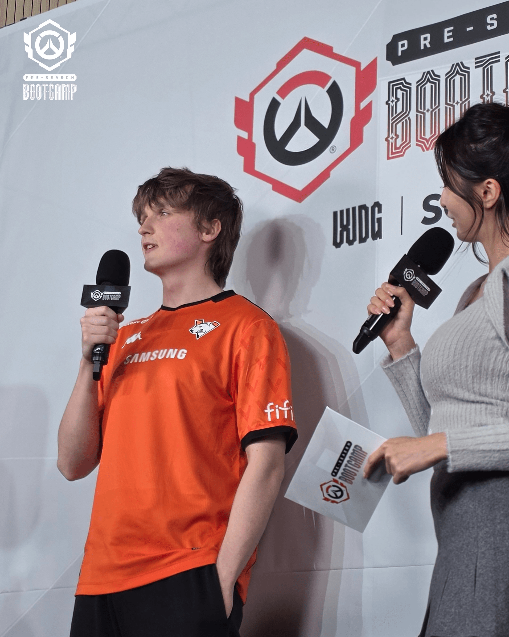 eisgnom during his player of the match interview.