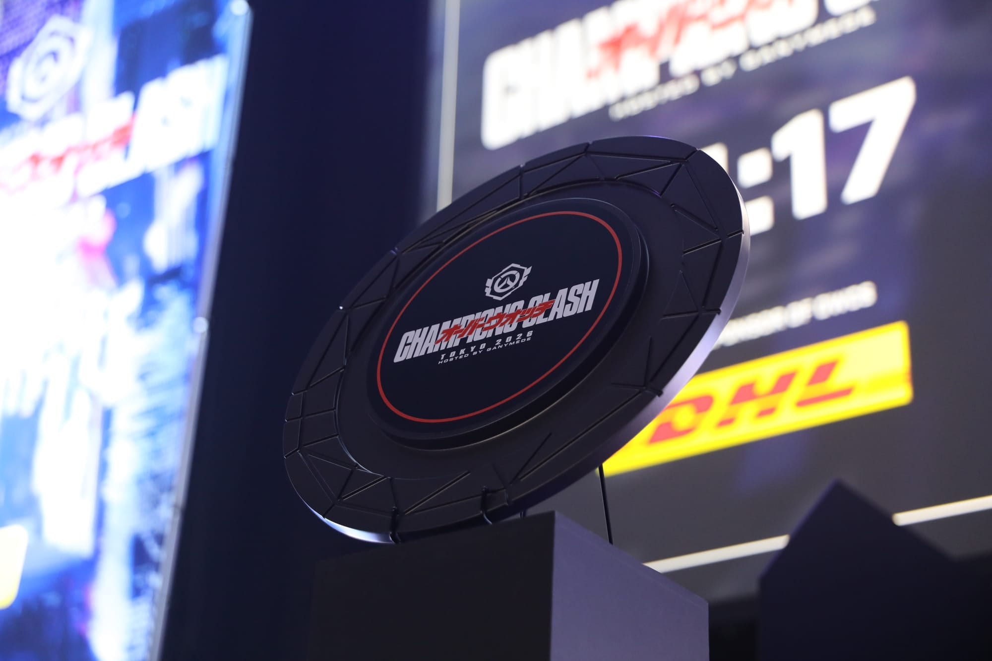 The Champions Clash 2026 trophy. Photo by Blizzard and GANYMEDE.