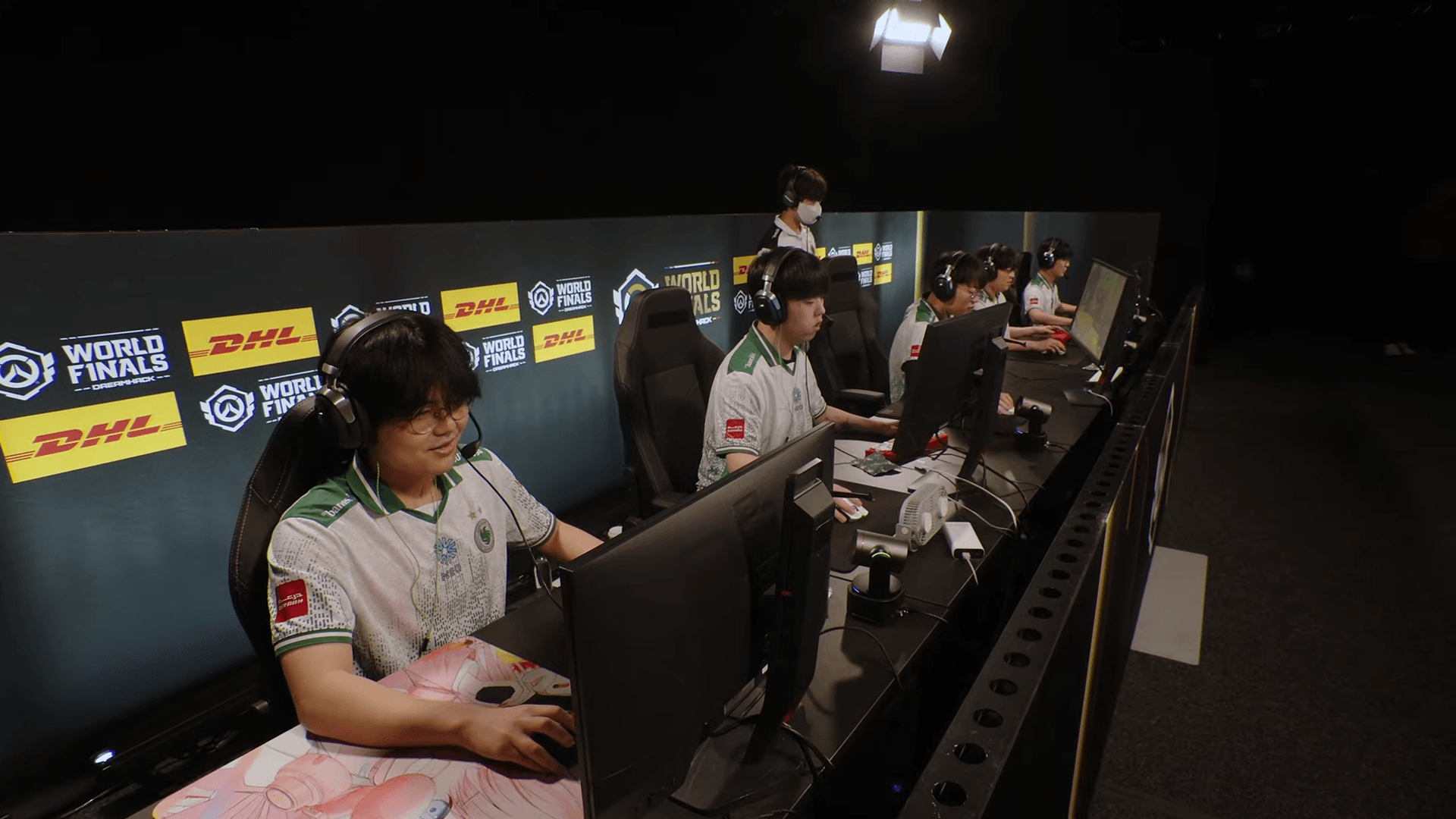 Team Falcons at Dreamhack Stockholm for World Finals.