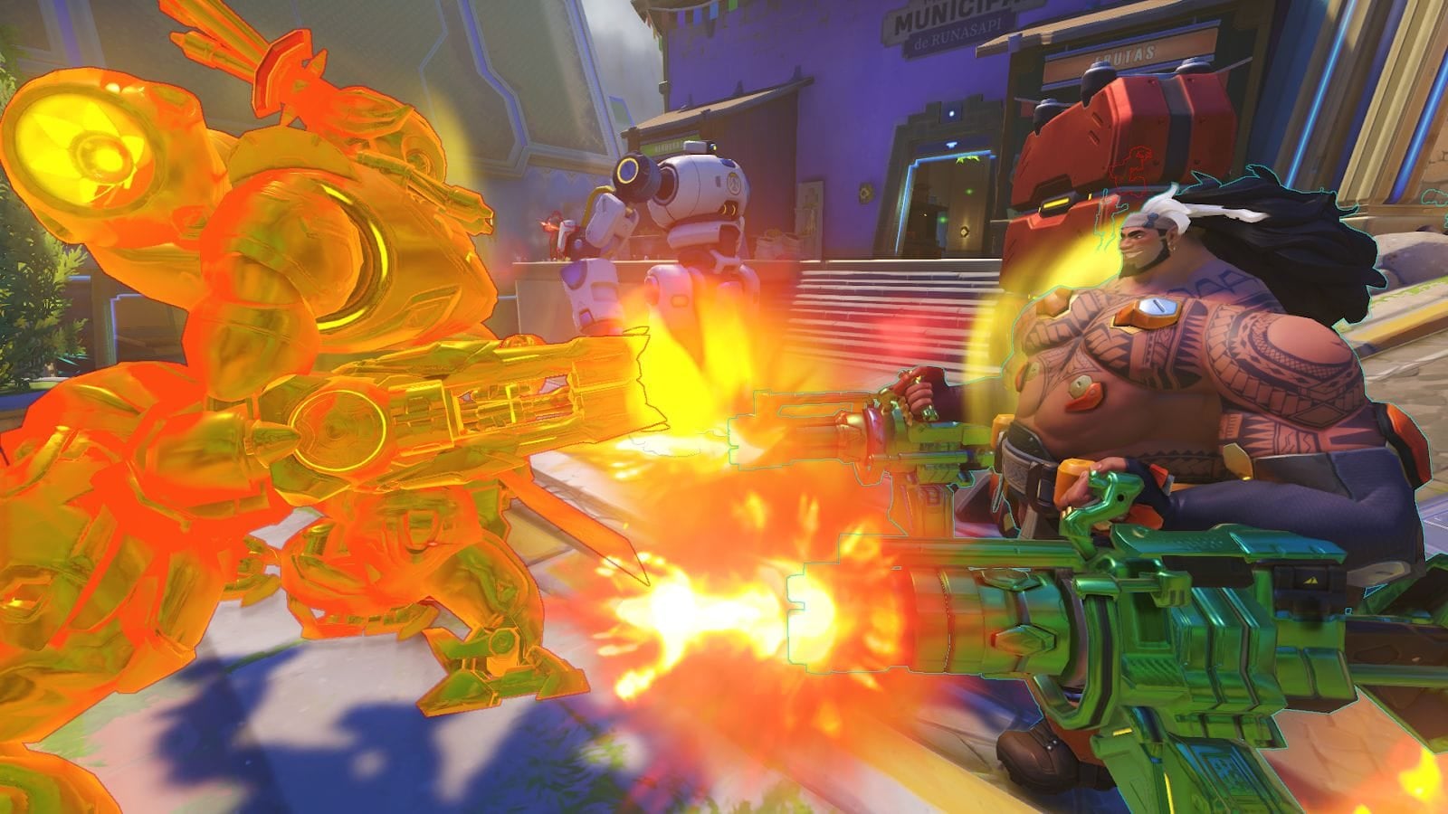 Zeb and Infekted face off on Orisa and Mauga