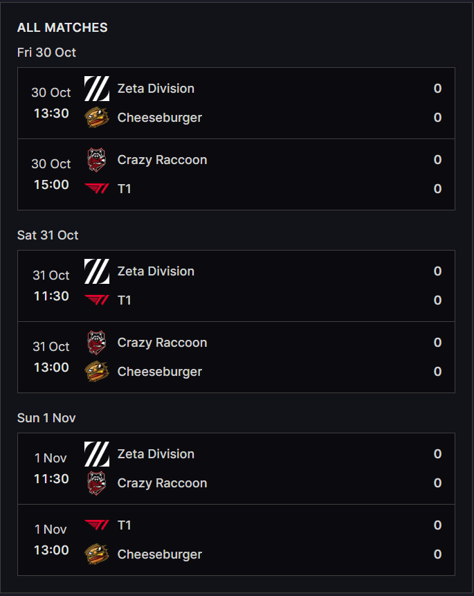 OWCS Korea Stage 3 Playoff Seeding Decider matches