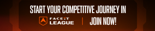 Start your competitive journey in FACEIT League - Join Now